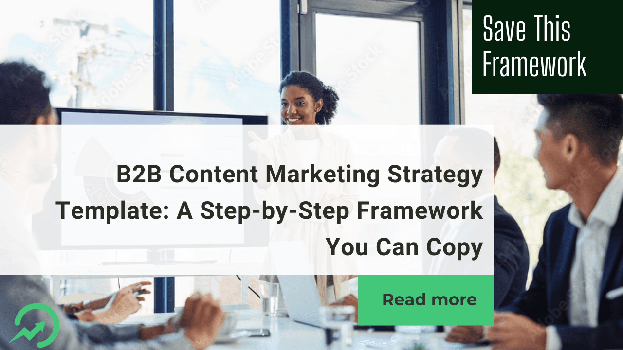 B2B Content Marketing Strategy Template: A Step-by-Step Framework You Can Copy